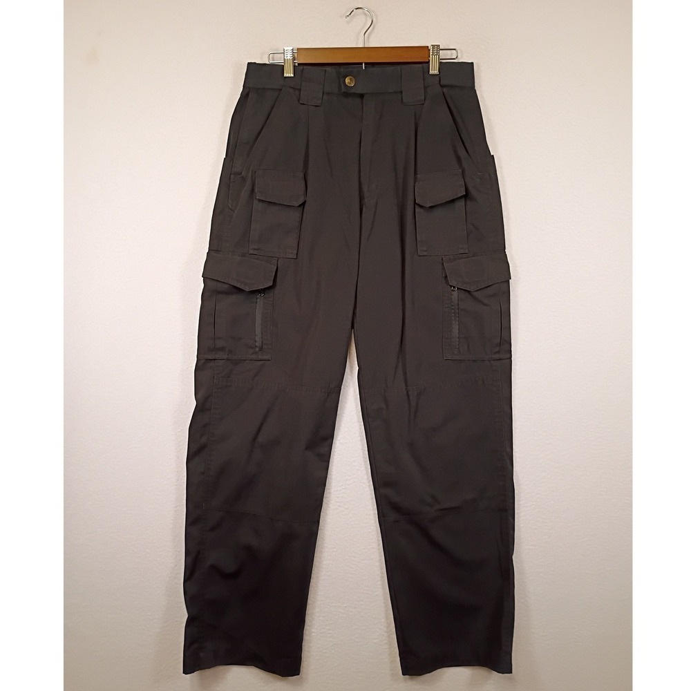 Tactical Gorpcore Blackhawk Mens 32x32 Black Ripstop Multi Pocket Cargo Pants